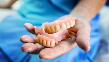 Example of dentures from Nu Dental Brick